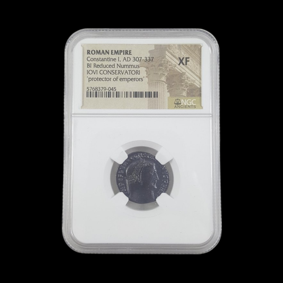 Roman Bronze Coin – Emperor Constantine the Great (about